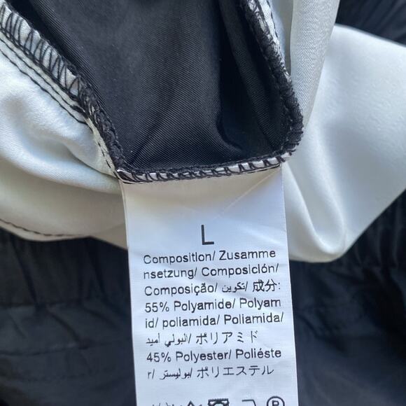 Cargo Pants Womens Sz LG Black Essential Streetwear - Picture 6 of 6